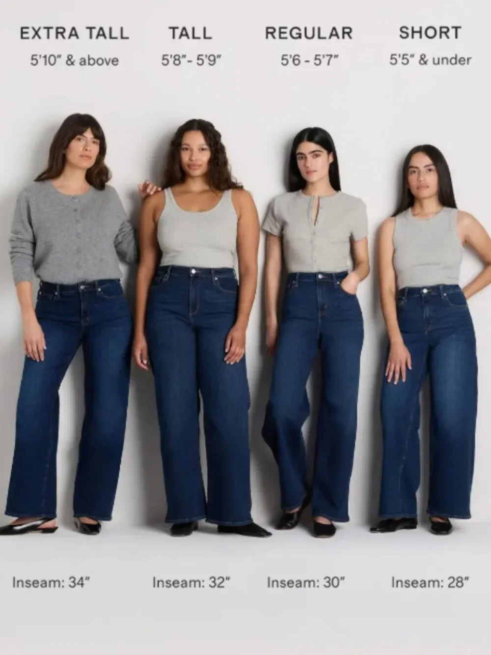 Size 28 Bella Stretch Wide Leg Jeans in Midnight Blue - Picture 5 of 5